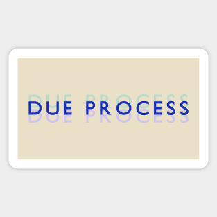 Due Process Sticker